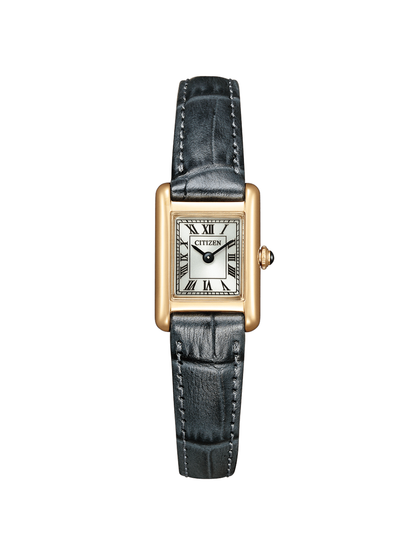 Citizen Kii EG2799-18W Eco-Drive Solar Women’s Watch Classic Square
