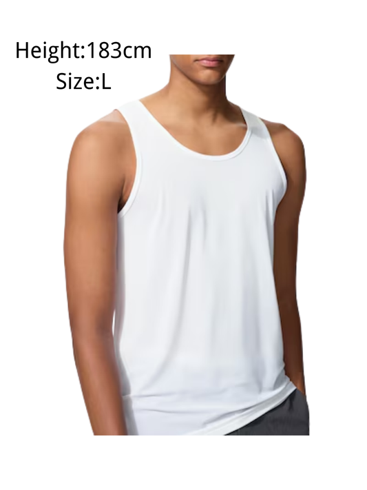 UNIQLO AIRism Deodorant Mesh Tank Top