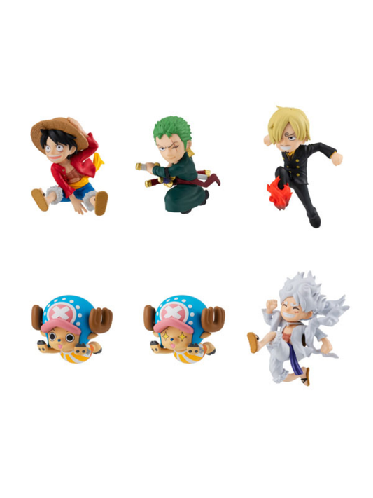 Tobimas ONE PIECE Mascot Figure 6 Pack Box Set