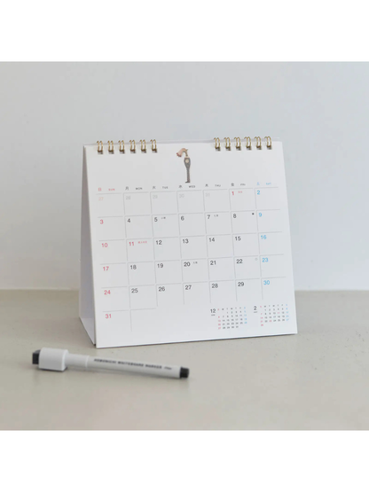 Hobonichi Whiteboard Calendar 2027 with File Pocket