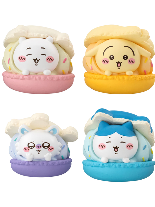 Chii-chan Character Macaron Set - Complete Collection (4 Pieces)