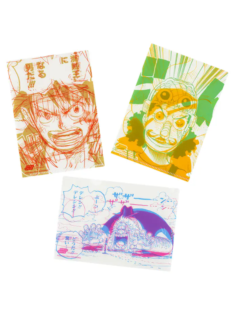 【Pre-order】Hobonichi Original A6 ONE PIECE Clear File Set 3-Piece