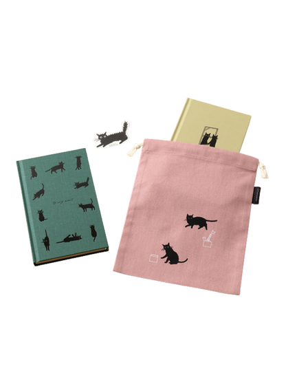 Midori 2027 Japanese Cat Diary B6 Slim Set