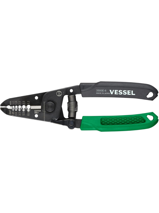 VESSEL 3500E-6 Wire Stripper Pliers for 1.2-3.2mm Cable