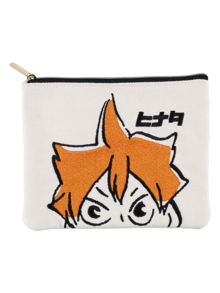 Haikyu!! Shoyo Hinata Embroidered Denim Pouch