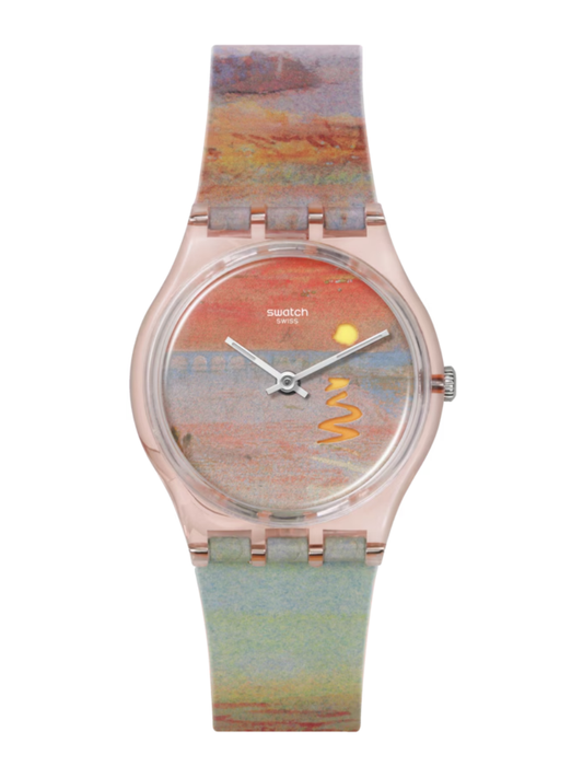Swatch TURNER'S SCARLET SUNSET SO28Z700 x Tate Gallery Art Watch