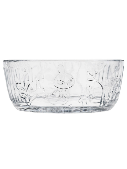 Moomin Glass Bowl 350ml Clear