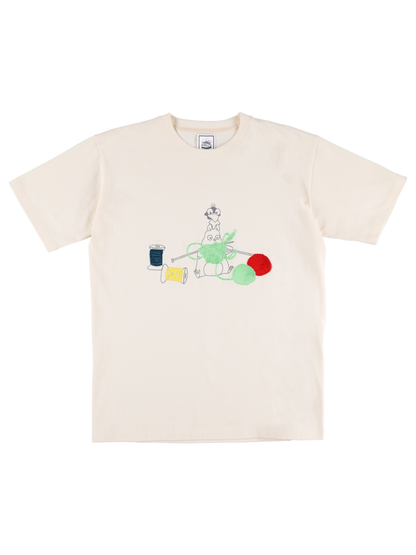 Spirited Away Zeniba's House Yarn Play Embroidered T-Shirt