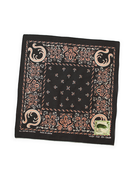 Kapital fastcolor Selvedge Bandana (ANTLER NAJA) 15x15