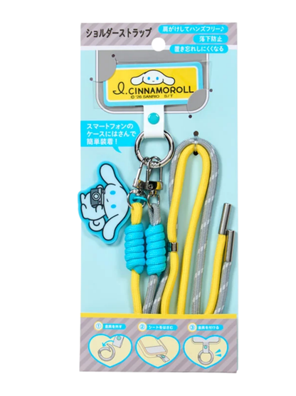 Sanrio Cinnamoroll Shoulder Strap KIMAMA NI ODEKAKE Series Smartphone Strap