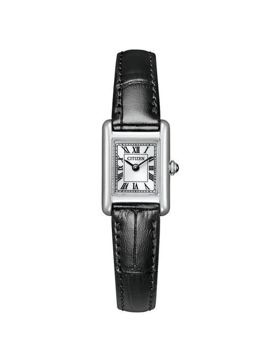 Citizen Kii EG2790-12A Eco-Drive Solar Women’s Watch Classic Square