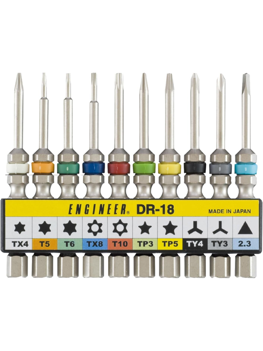 ENGINEER DR-18 Security Bit Set 10pcs