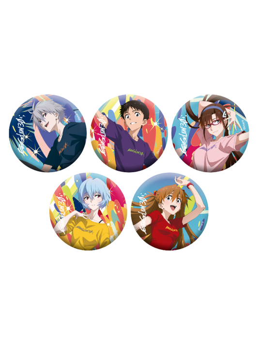 EVANGELION:30+ Anniversary Can Badge Set A