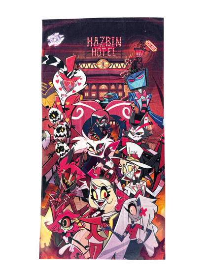 Hazbin Hotel Bath Towel