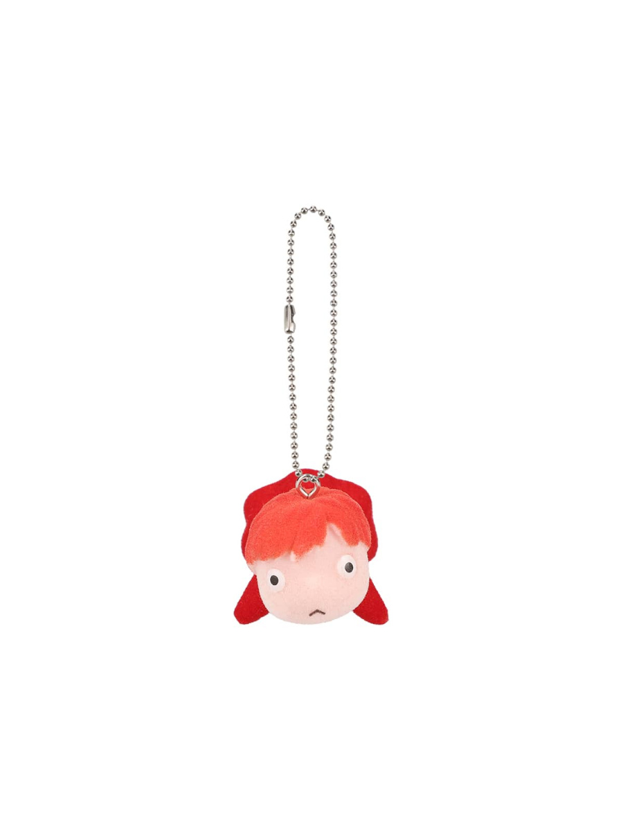 Ponyo on the Cliff by the Sea Flocking Keychain Ponyo