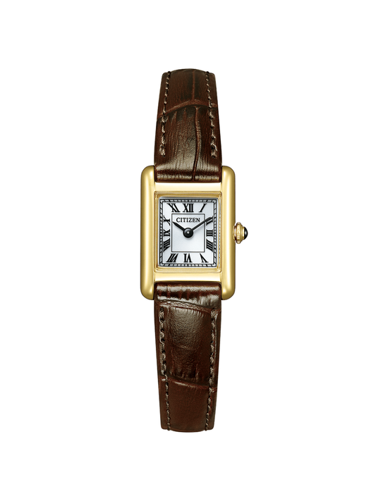 Citizen Kii EG2797-13A Eco-Drive Solar Women’s Watch Classic Square