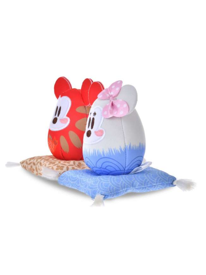 Disney 2026 New Year Mickey & Minnie Daruma Plush