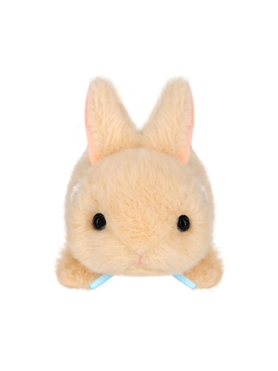 Chimoshi Rabbits Beige Bunny Plush Toy (crawling posture)