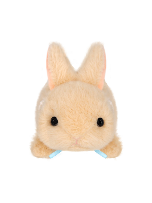 Chimoshi Rabbits Beige Bunny Plush Toy (crawling posture)