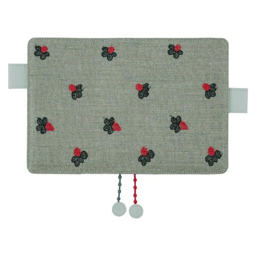 Hobonichi Techo 2026 A6 Cover – Mina Perhonen “Light Berry” (Green)