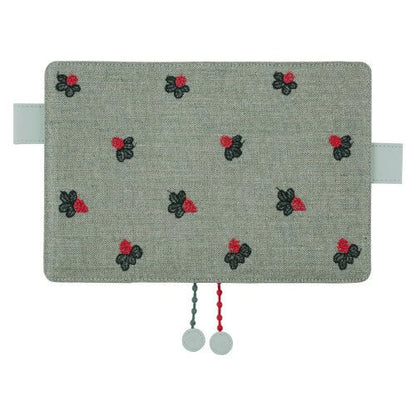 Hobonichi Techo 2026 A6 Cover – Mina Perhonen “Light Berry” (Green)