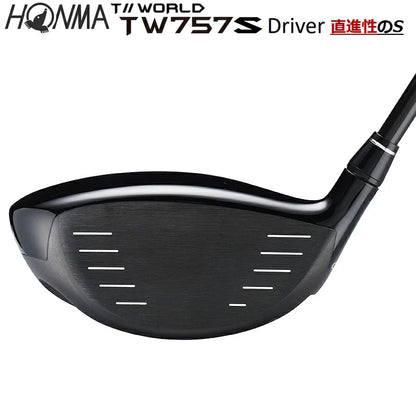 HONMA T//WORLD TW757 Type-S 2022 Driver Right-Hand 9° Adjustable Loft Titanium Head Vizard Carbon Shaft S-Flex