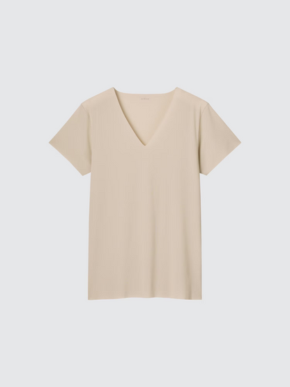 UNIQLO AIRism Men's Deodorant Mesh V‑Neck Undershirt T‑Shirt