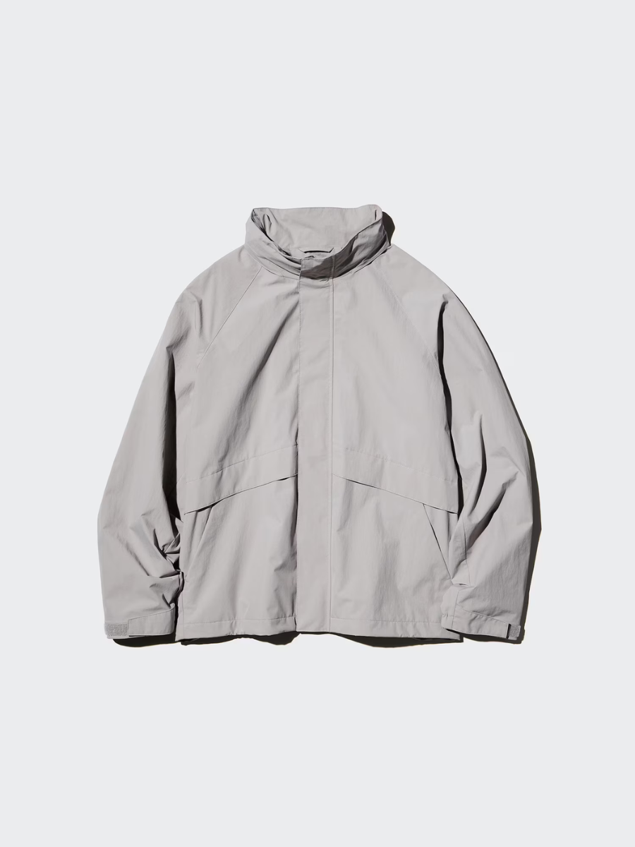 UNIQLO Windproof Stand Blouson Hooded Water-Repellent Men