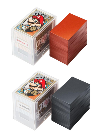 Nintendo Super Mario Bros Hanafuda Red & Black playing Card Set