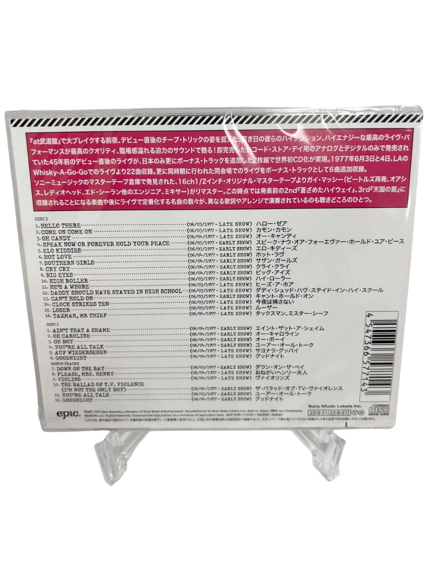 Cheap Trick – Live 1977 [Japan Commemorative Edition CD] Rock Album