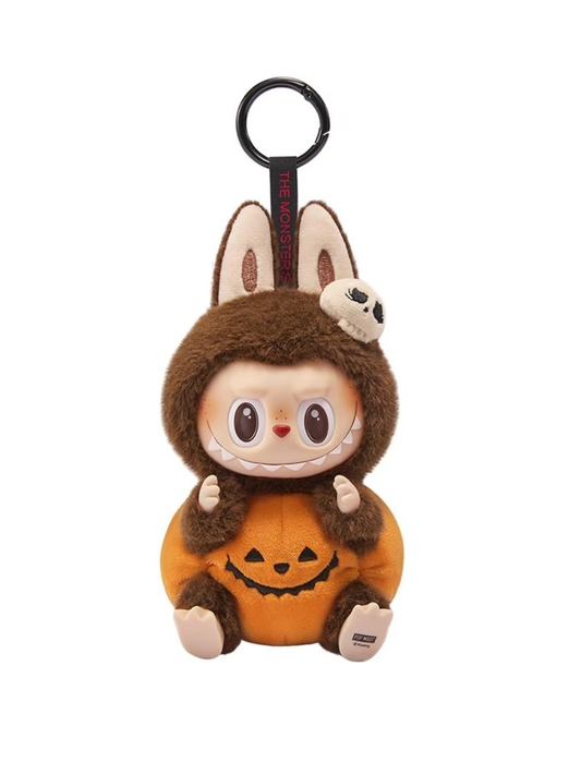 LABUBU & TYCOCO Halloween Pumpkin Plush Pendant Keychain