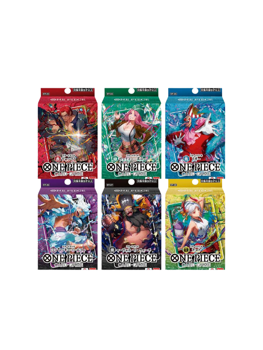 ONE PIECE Card Game Start Deck Set ST-23 to ST-28 Japanese