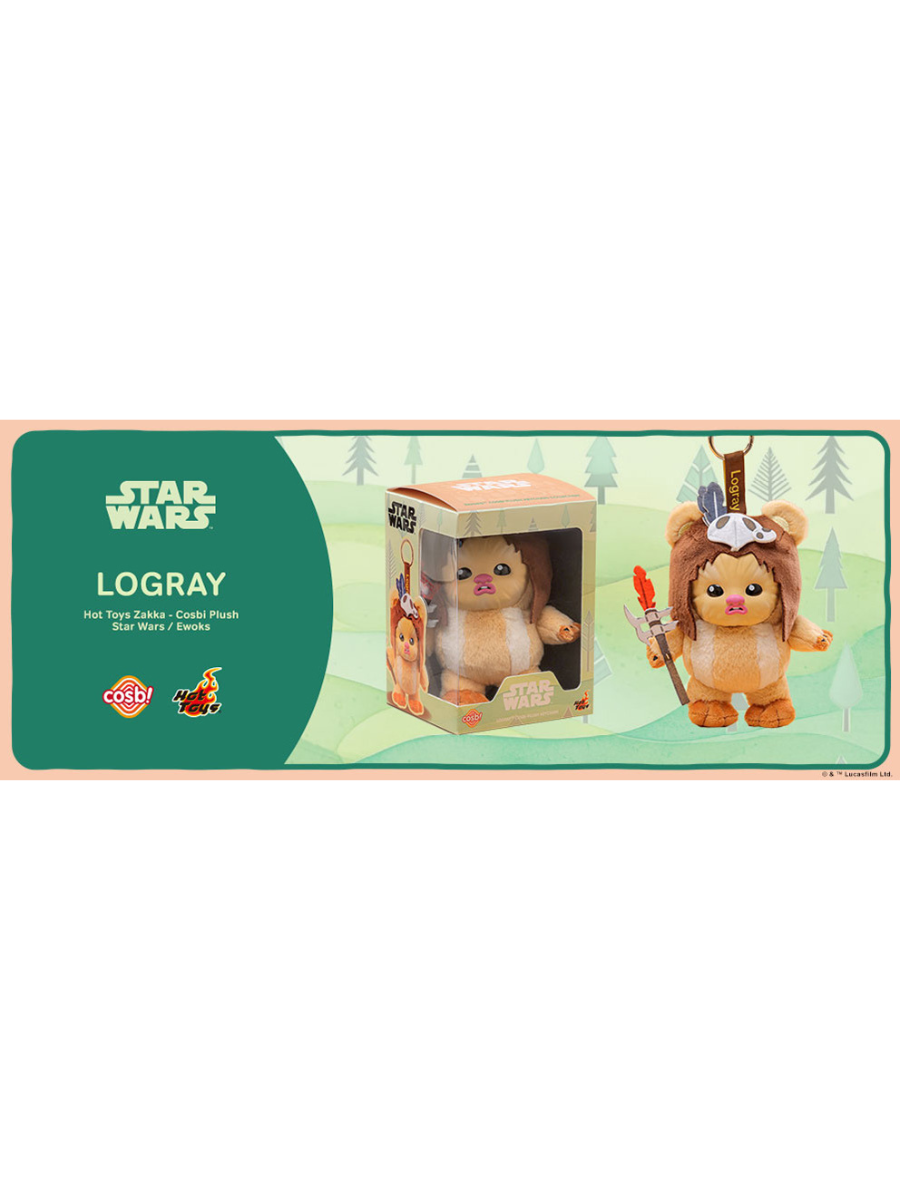 Hot Toys ZAKKA Cosbi Plush - Star Wars Ewoks Logray