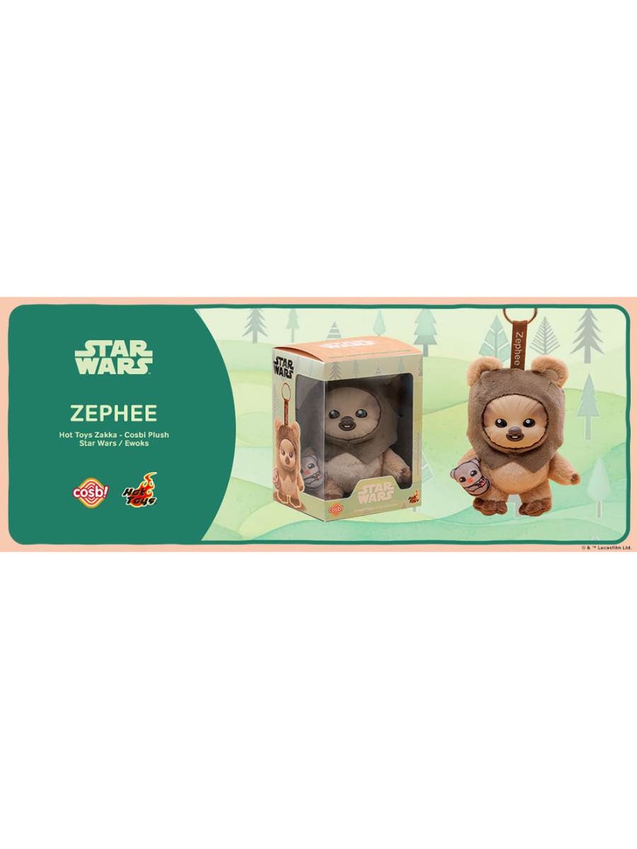 Hot Toys ZAKKA Cosbi Plush - Star Wars Ewoks Zephy