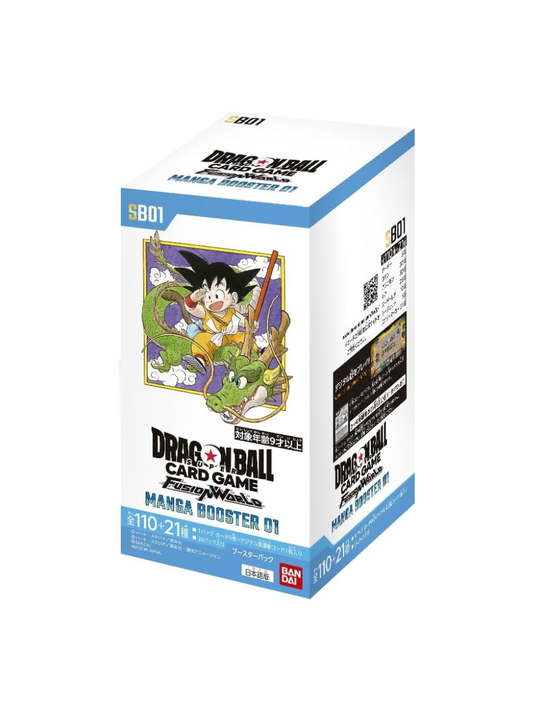 Dragon Ball Super Card Game Fusion World MANGA BOOSTER 01 SB01 Box Japanese