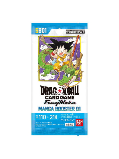 Dragon Ball Super Card Game Fusion World MANGA BOOSTER 01 SB01 Box Japanese
