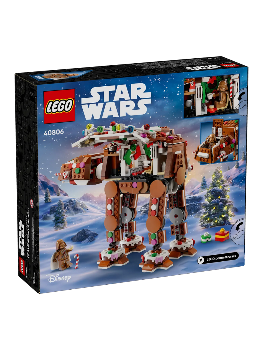 LEGO Star Wars AT-AT Walker Gingerbread Edition 40806 Christmas Holiday Building Set