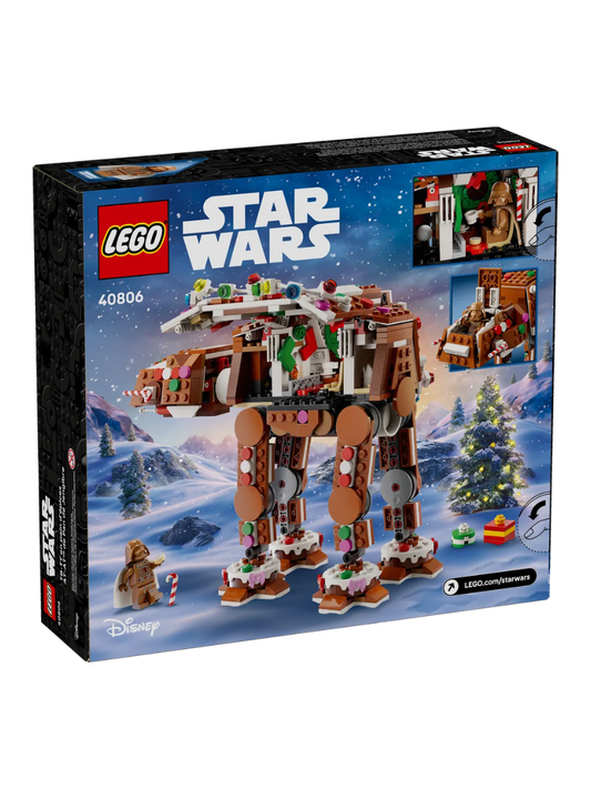 LEGO Star Wars AT-AT Walker Gingerbread Edition 40806 Christmas Holiday Building Set