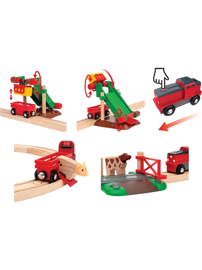 BRIO 2025 Christmas Limited Wooden Railway Set