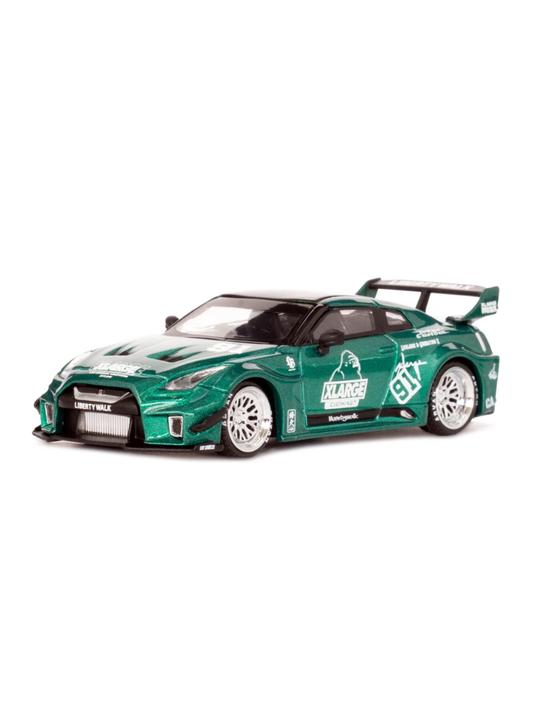 LIBERTY WALK x XLARGE MINI-GT 1:64 Nissan LB-Silhouette Works GT-R Diecast Model Car