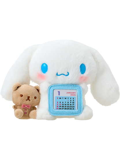 Sanrio 622869 Plush Calendar 2026 Cinnamoroll Desk Calendar