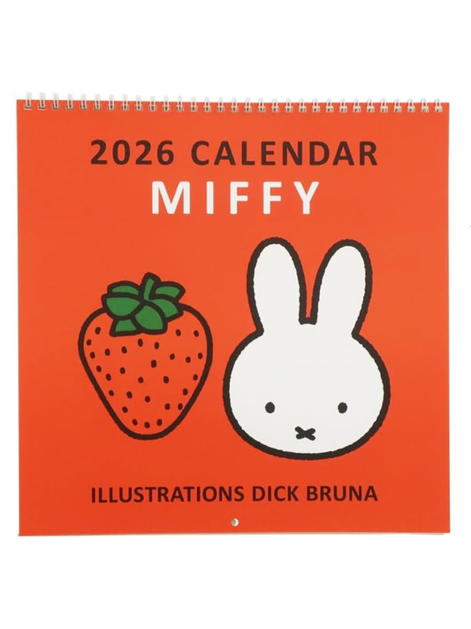 Square Miffy 2026 Wall Calendar