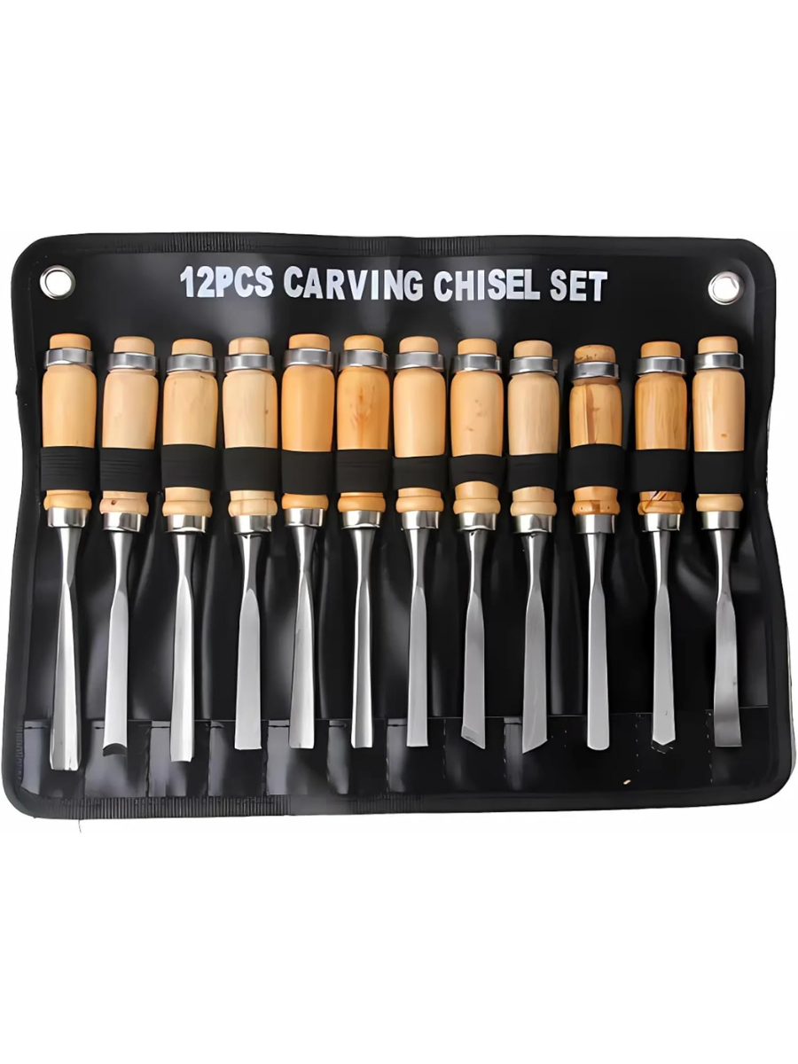 PLEAVIT 12-Piece Woodworking Carving Knife Set