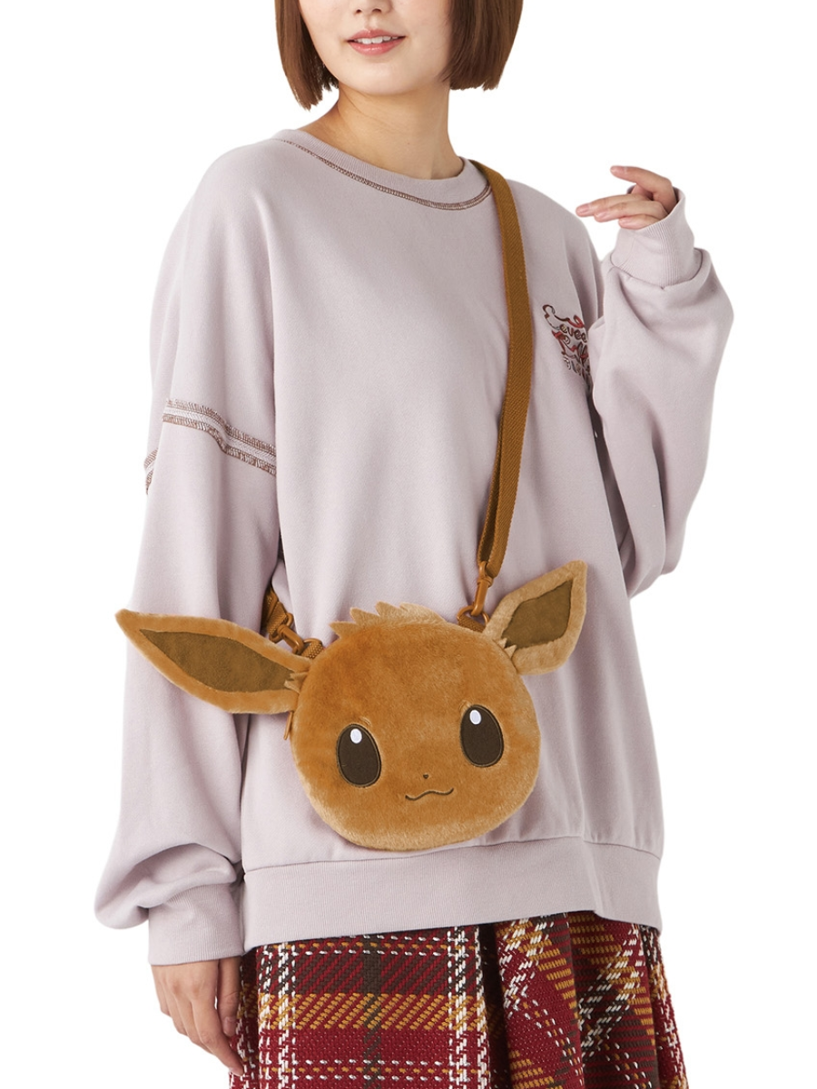 Pokemon Eevee Collection Face Pouch Shoulder Bag