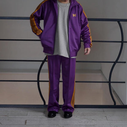 Needles POLY SMOOTH 25SS PURPLE Track Pants Straight