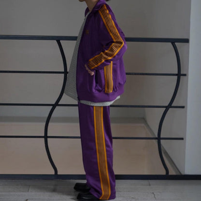 Needles POLY SMOOTH 25SS PURPLE Track Pants Straight