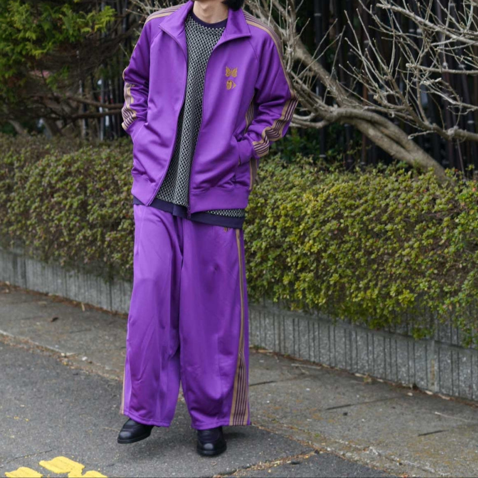 Needles KAE TANAKA TRACK JACKET POLY SMOOTH Purple