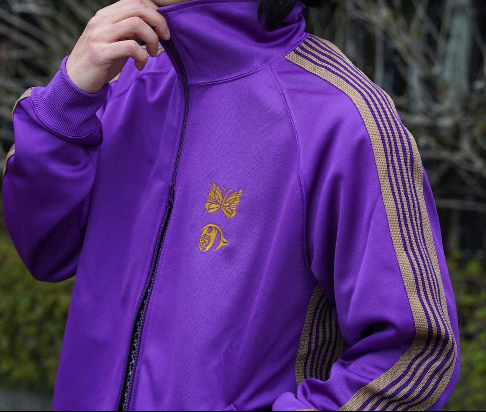 Needles KAE TANAKA TRACK JACKET POLY SMOOTH Purple