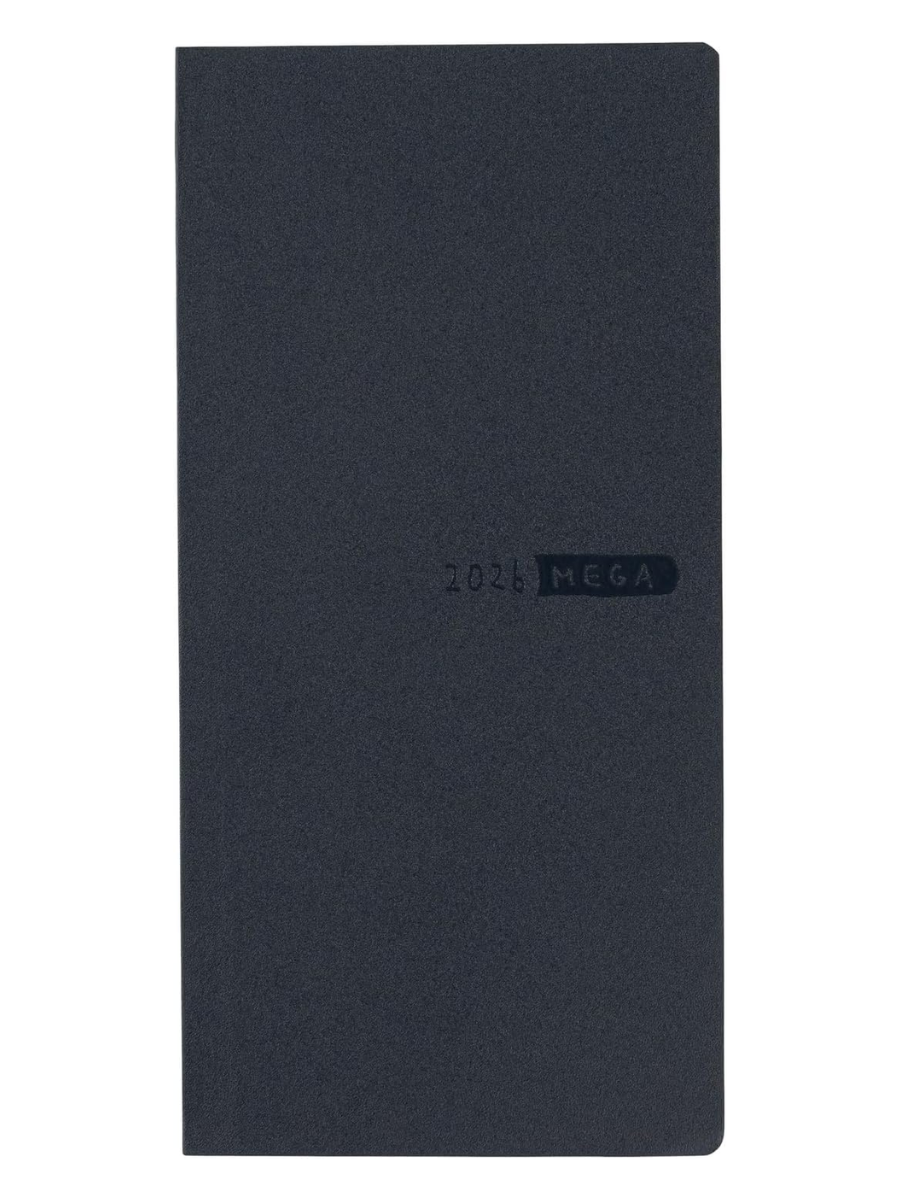 Hobonichi Techo 2026 Weeks MEGA Sneaker Indigo Black Japanese Weekly Planner
