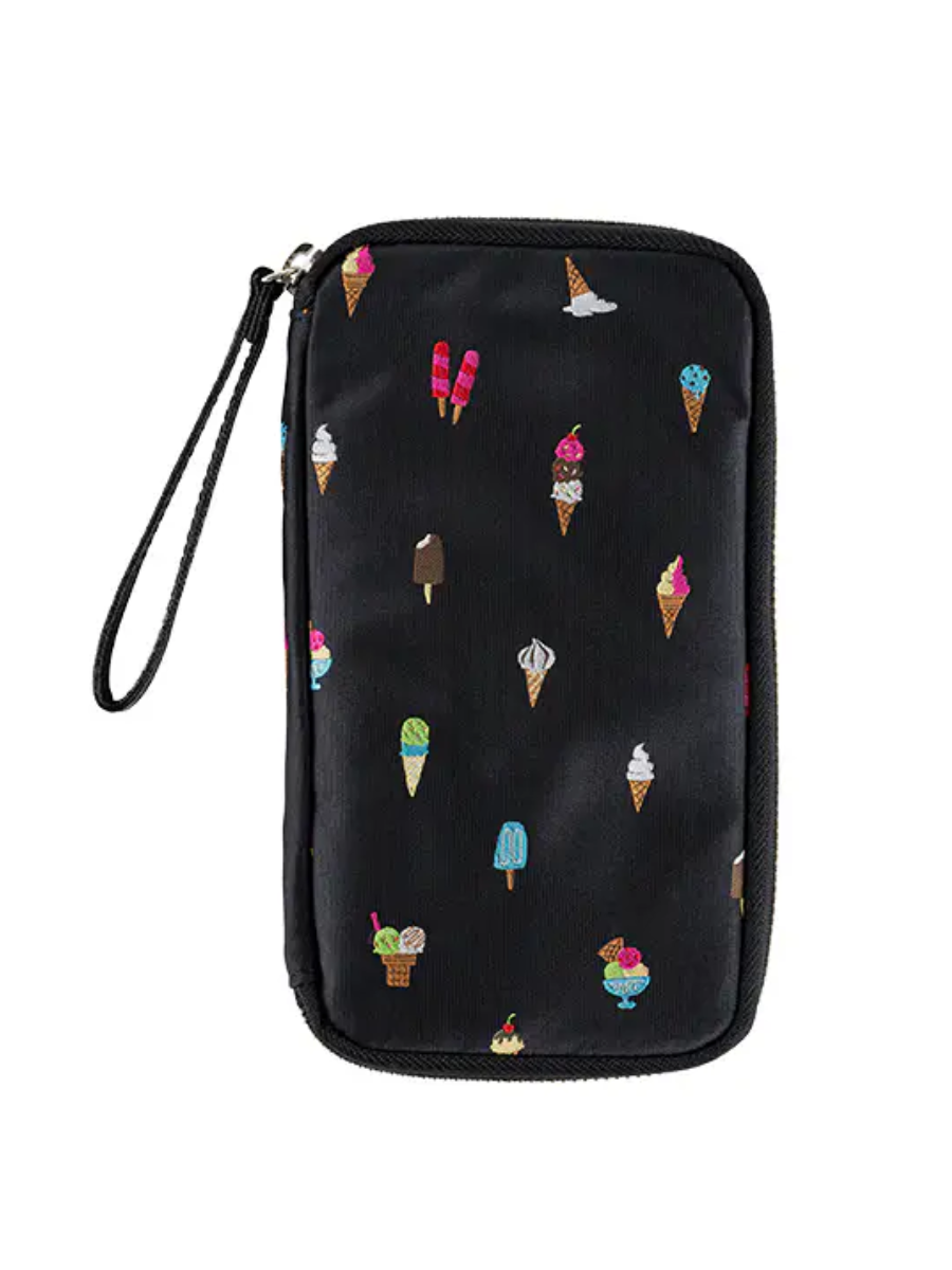 Hobonichi Techo 2026 Tie & Chief Happy Ice Cream Small Drawer Pouch